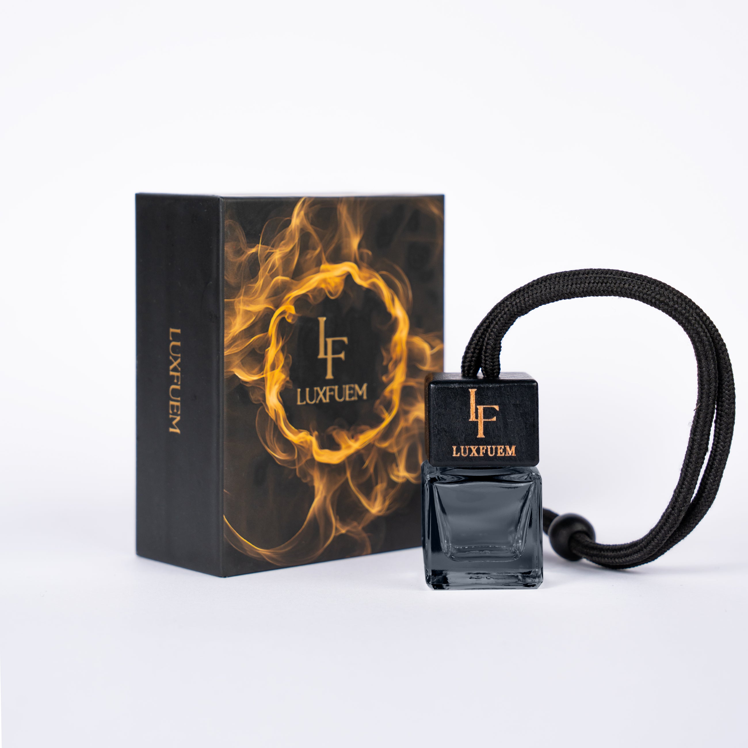 Premium Car Air Freshener Pendant - Dark Bottle