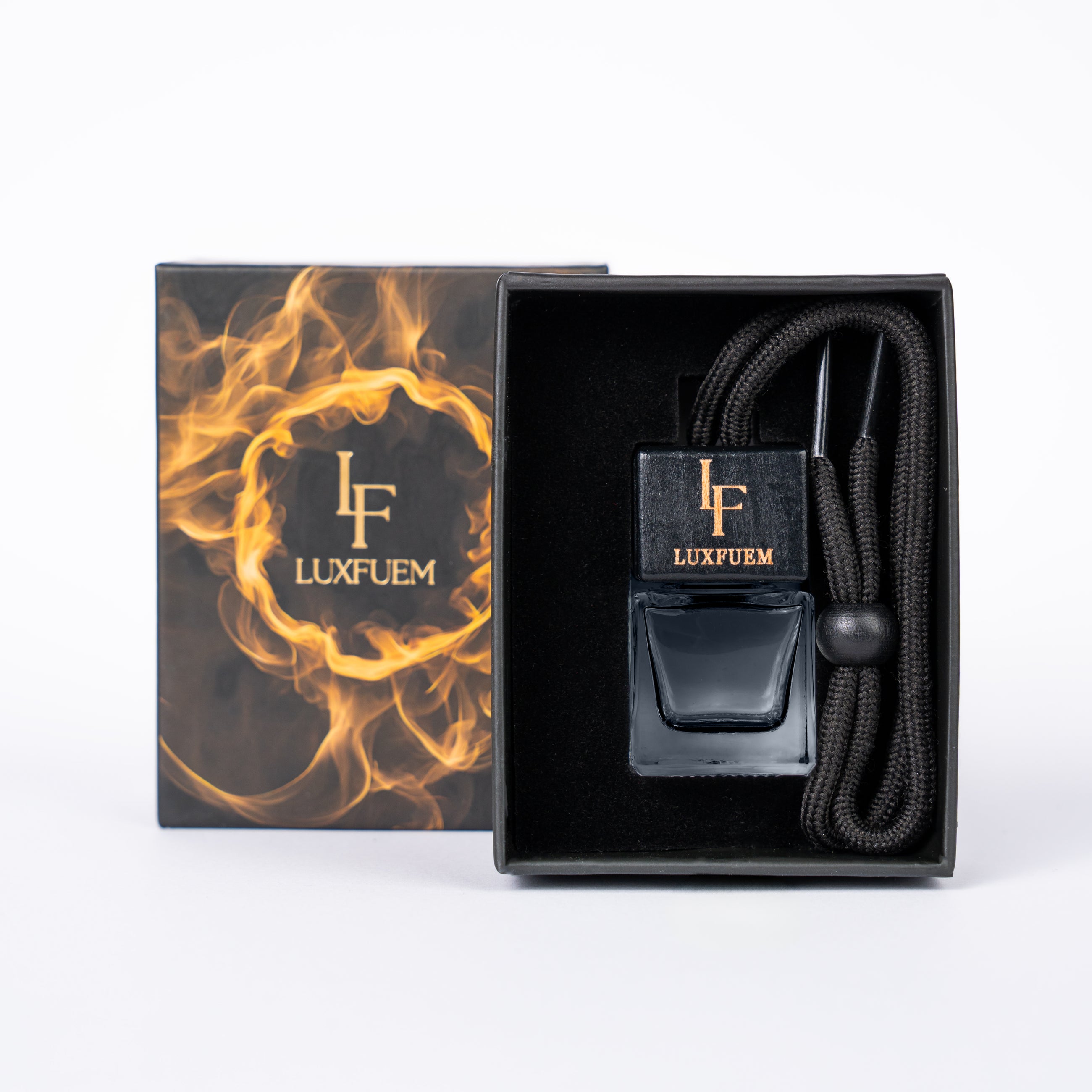 Premium Car Air Freshener Pendant - Dark Bottle