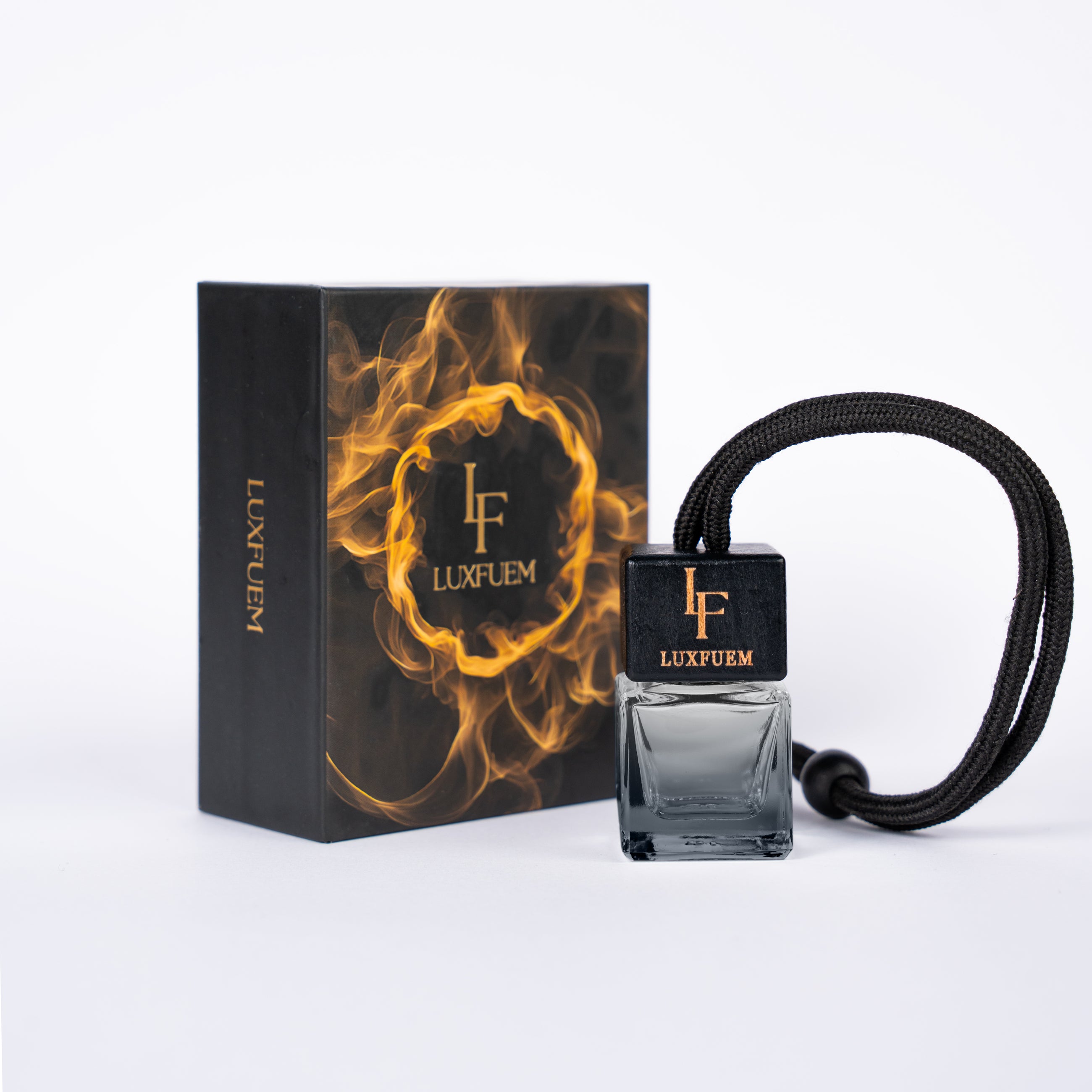 Premium Car Air Freshener Pendant - Grey Bottle