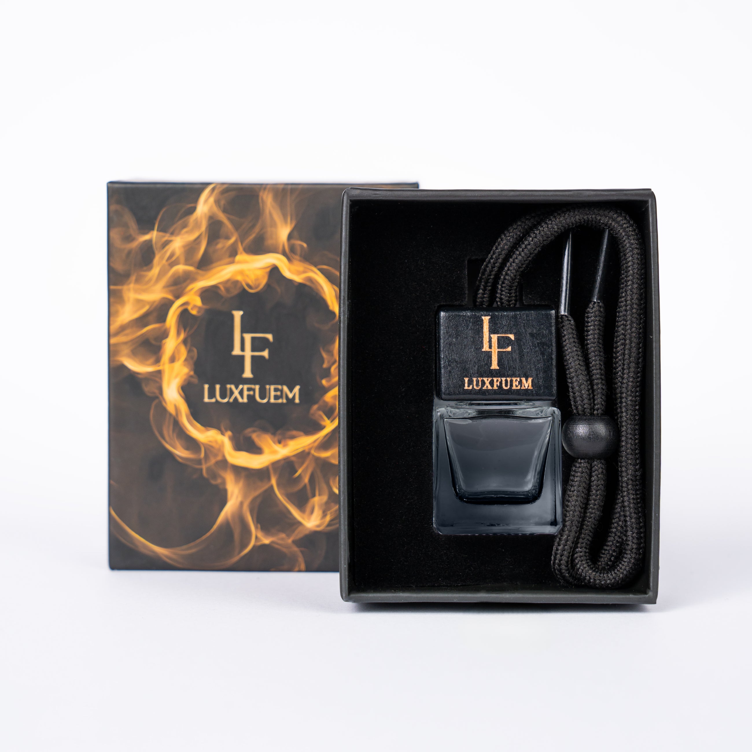 Premium Car Air Freshener Pendant - Grey Bottle