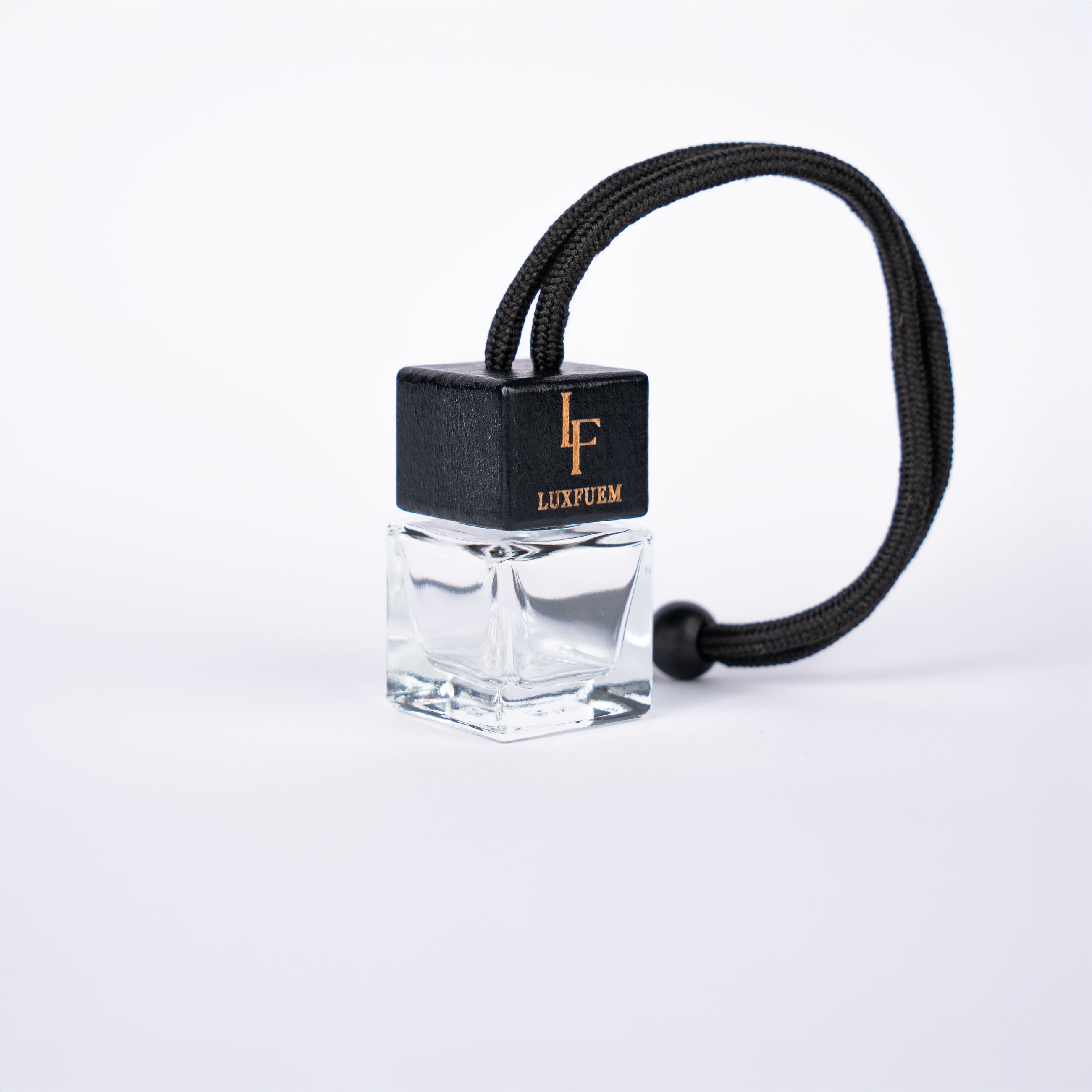 Premium Autoduftanhänger - Transparente Flasche